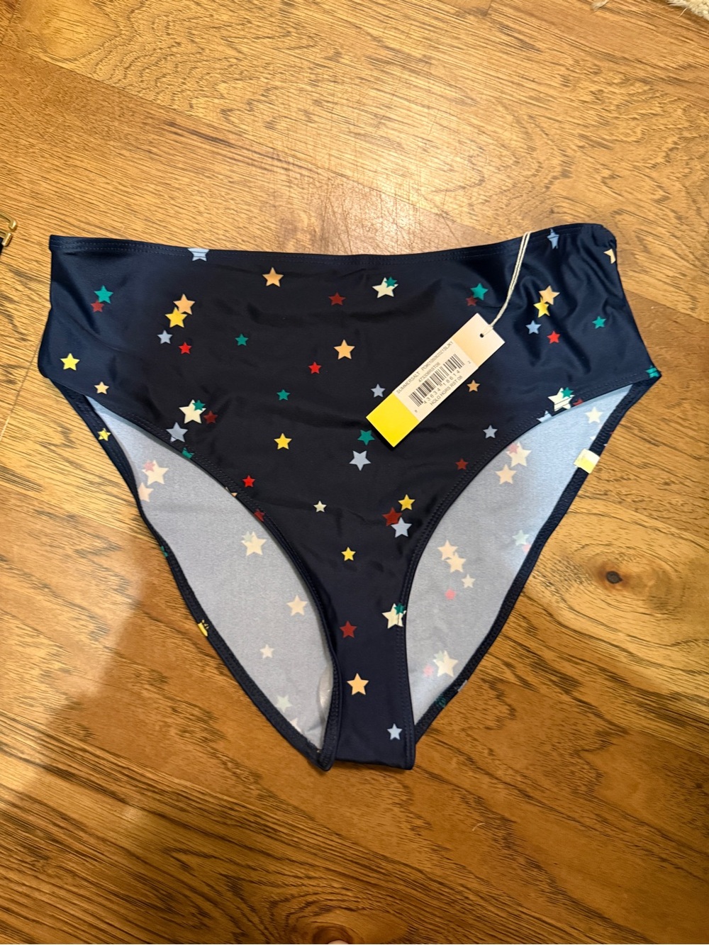 NWT Summersalt Navy Star Print High Waisted Bikini Bottoms